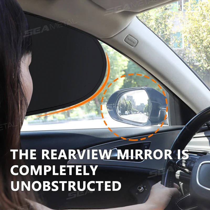 4-Layer Car Side Window Sun Shade | UV Blocker Anti-Glare Car Window Sun Shade Peaceful Pleasures Health and Wellness