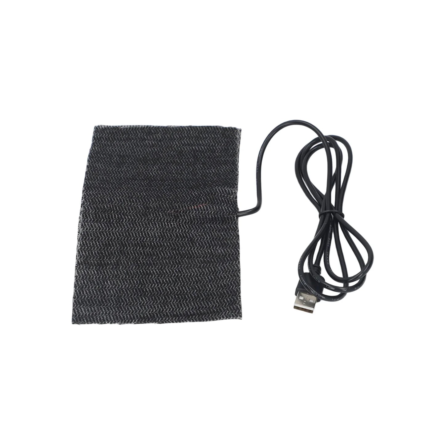 Black 5V USB Carbon Heating Mat 20*10cm Mouse Pad Warm Blanket Carbon Pad Peaceful Pleasures Health and Wellness