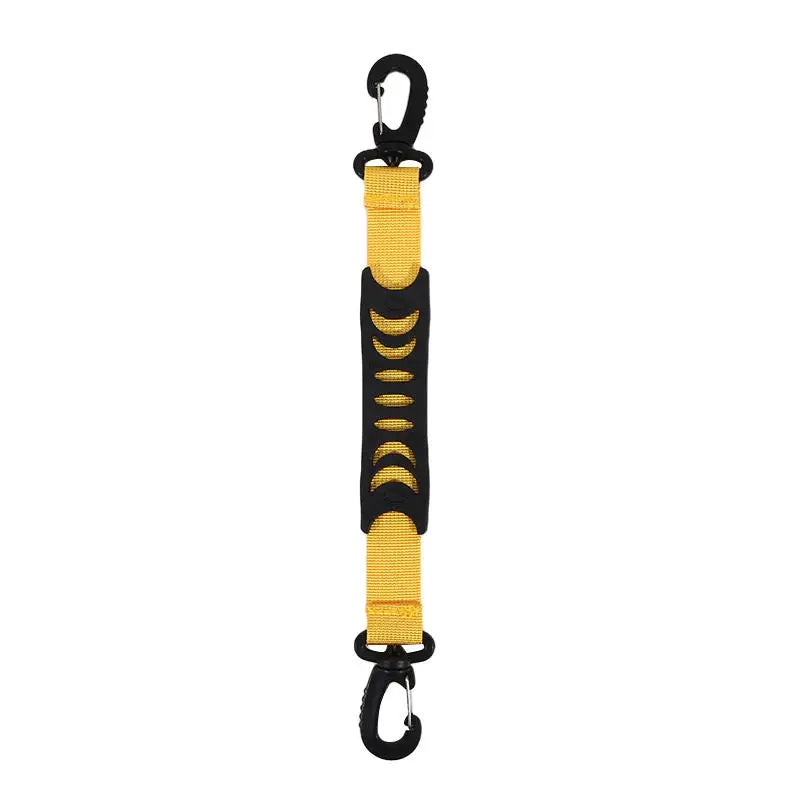 Roller Skate Carrying Strap for Adults Outdoor Hanging Handle Belt Buckle Hook Shoes Skate Accessories Transport Peaceful Pleasures Health and Wellness Yellow