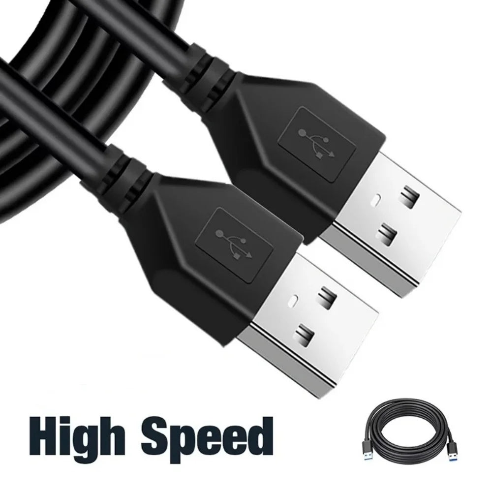 USB 2.0 A Male to A Male Cable 0.5m 1m 1.5m | Data & Charge