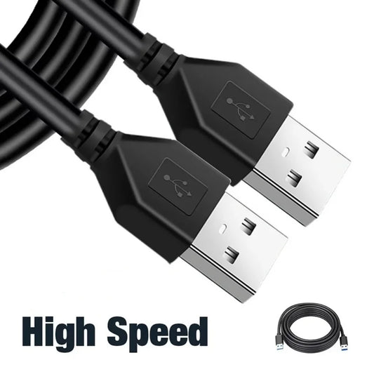 USB 2.0 A Male to A Male Cable 0.5m 1m 1.5m | Data & Charge