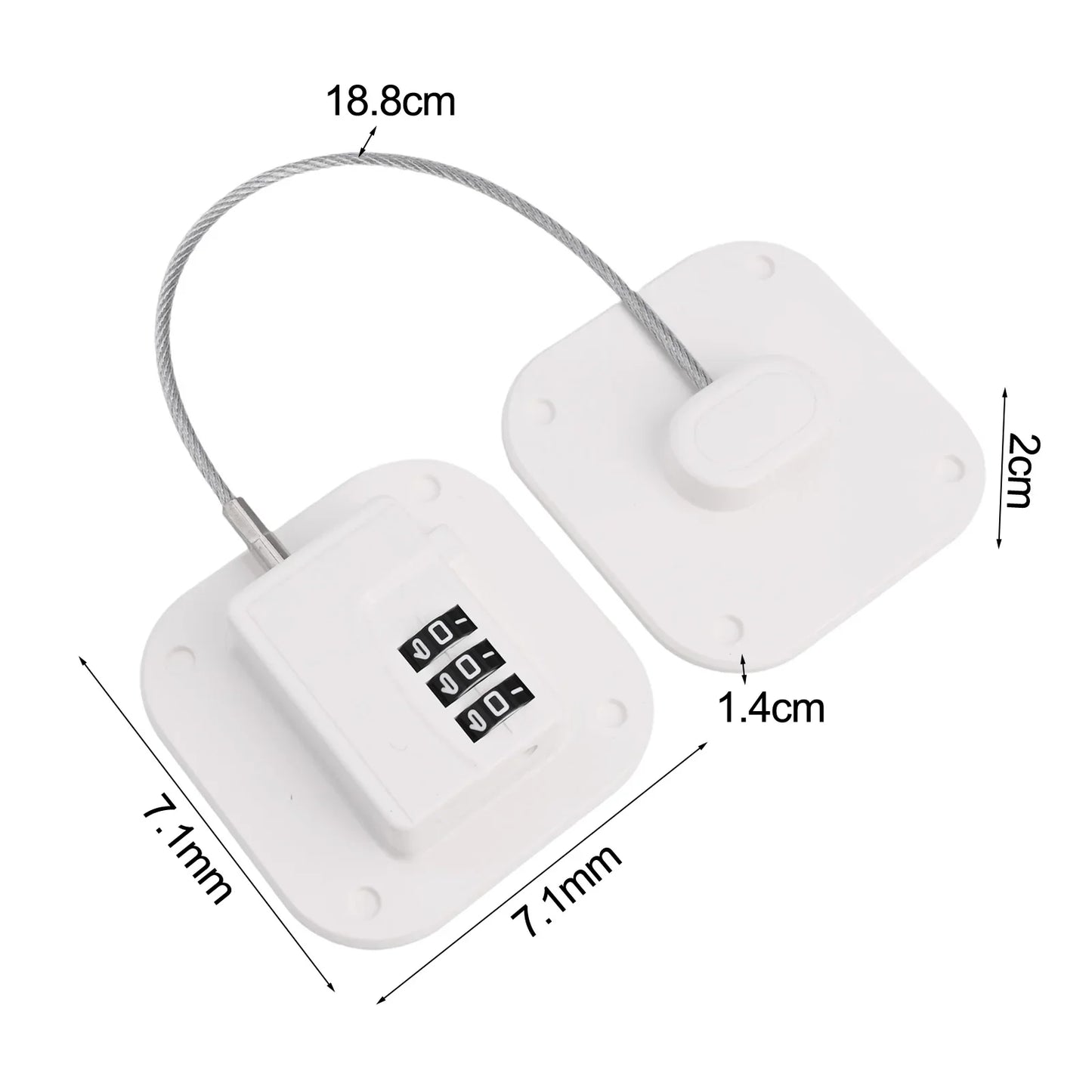 Child Safety Lock – Punch-Free Cabinet & Fridge Door Lock