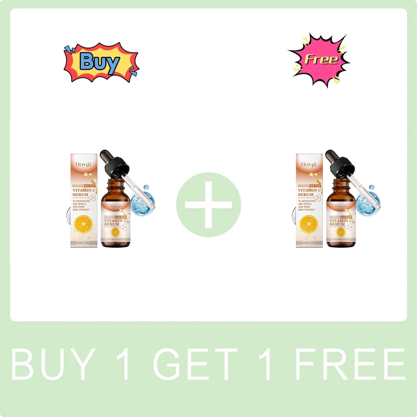 Vitamin C Serum for Face Brightening Skin Tone Improve Dullness Reduce Melanin Moisturizing Nourishing Whitening Essence Peaceful Pleasures Health and Wellness Buy 1 Get 1 Free