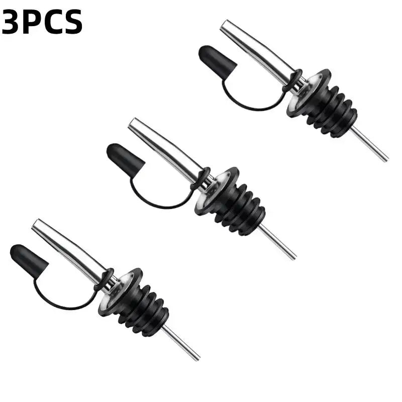 Leak-Proof Wine Bottle Stopper, Pourer & Dispenser Nozzle