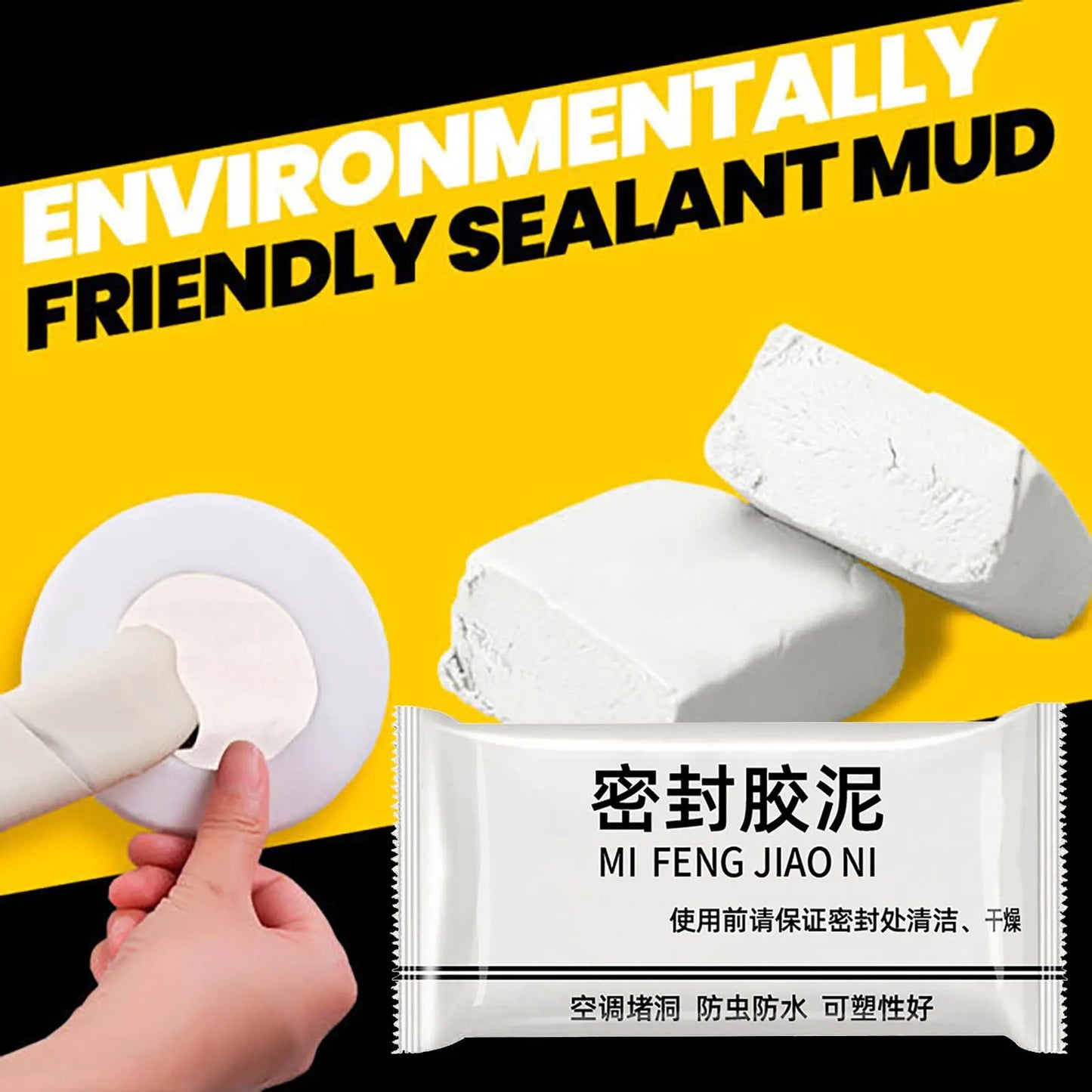 Waterproof Wall Hole Sealant Putty | Pipe & Tile Gap Filler Sealant Putty Peaceful Pleasures Health and Wellness