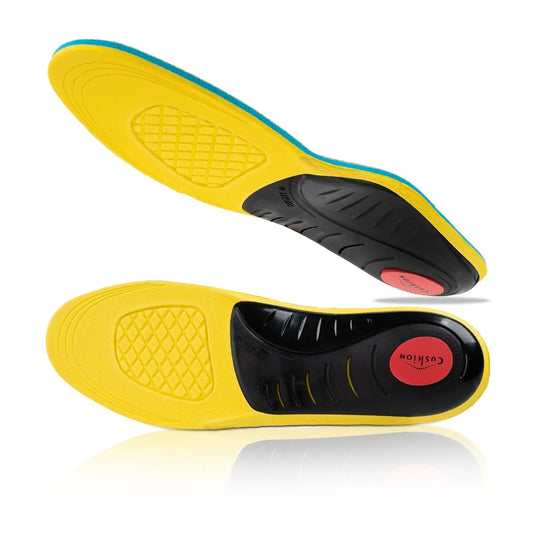 1Pair Anti-slip Corrective Sports Insoles Arch Support Ortchopedic Insoles Gel Shock Absorption Sole Pads for Men Women Peaceful Pleasures Health and Wellness