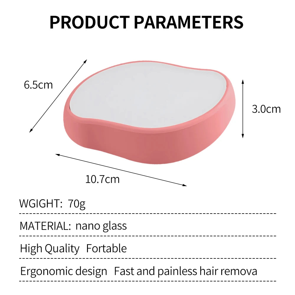 Crystal Glass Hair Removal Eraser – Painless Reusable Epilator