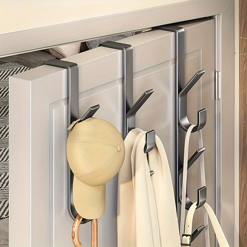 Easy Installation Door Hook-Strong Metal Coat Rack, Suitable for Clothes, Hats and Bags-Space Saving Design, Suitable for Bedroo Peaceful Pleasures Health and Wellness