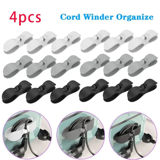 Silicone Cable Wire Organizer Clips for Kitchen Appliances Cable Organizer Clips Peaceful Pleasures Health and Wellness