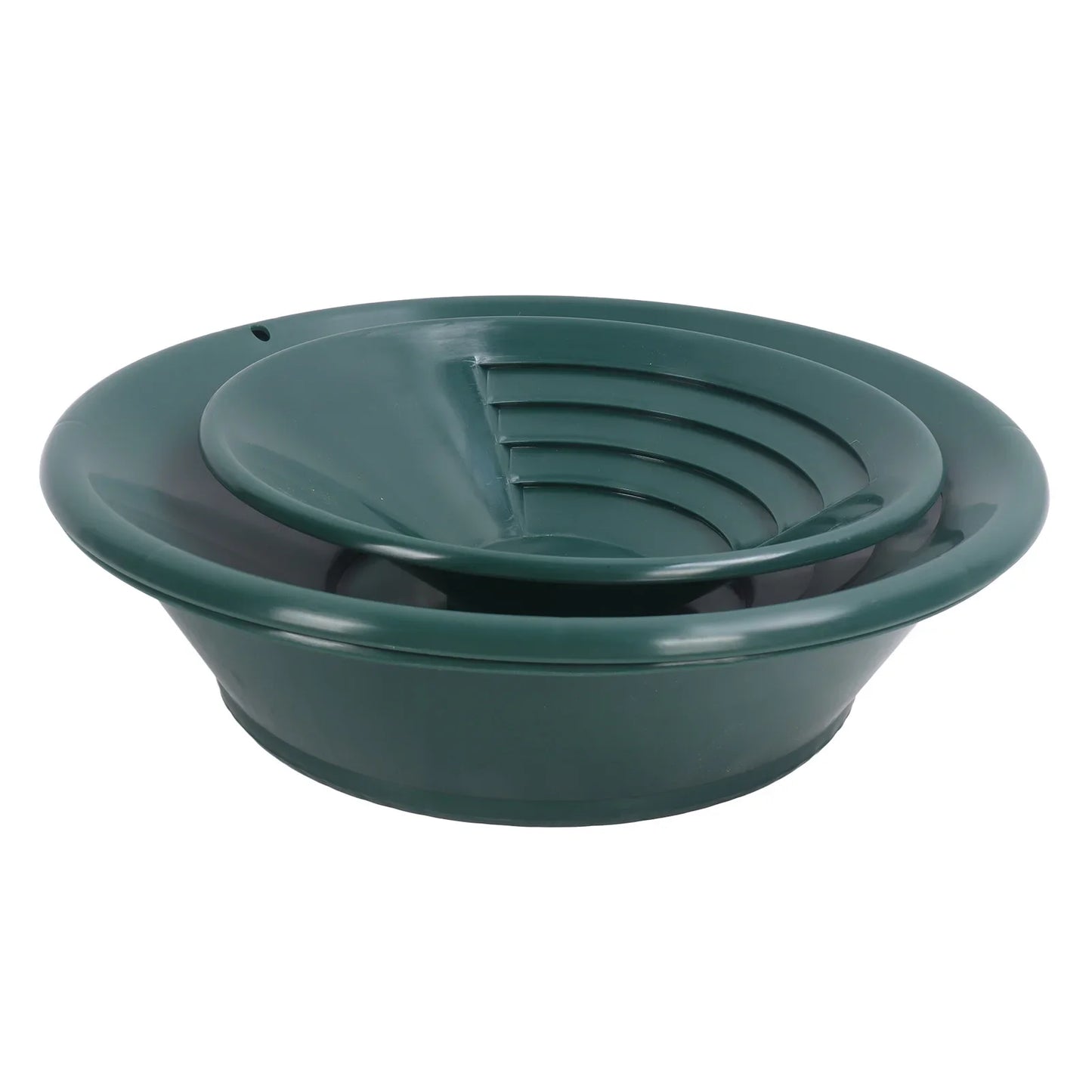 Gold Panning Pan Plastic Washing Hand Operated Round Dredging