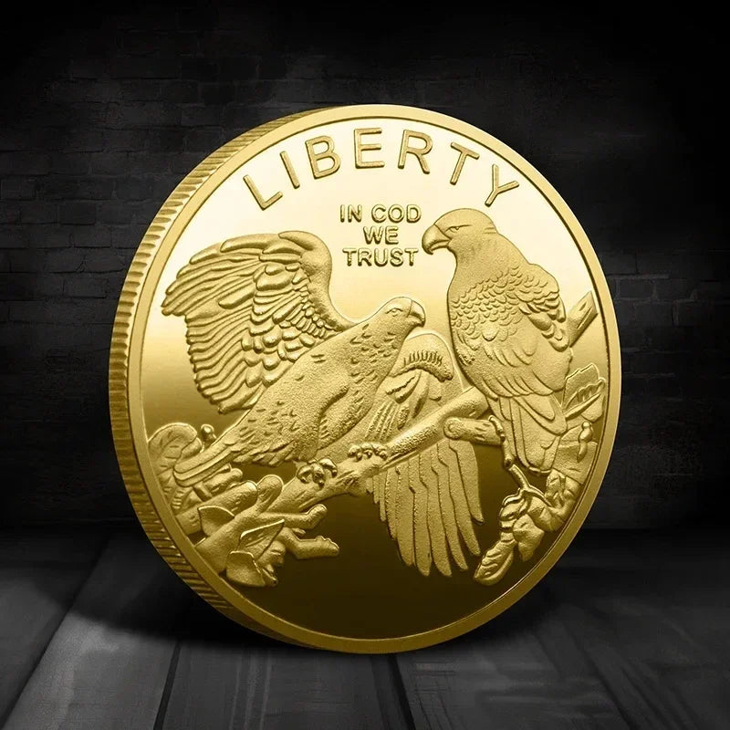 American Eagle Liberty Commemorative Gold Coin | Collector Medal