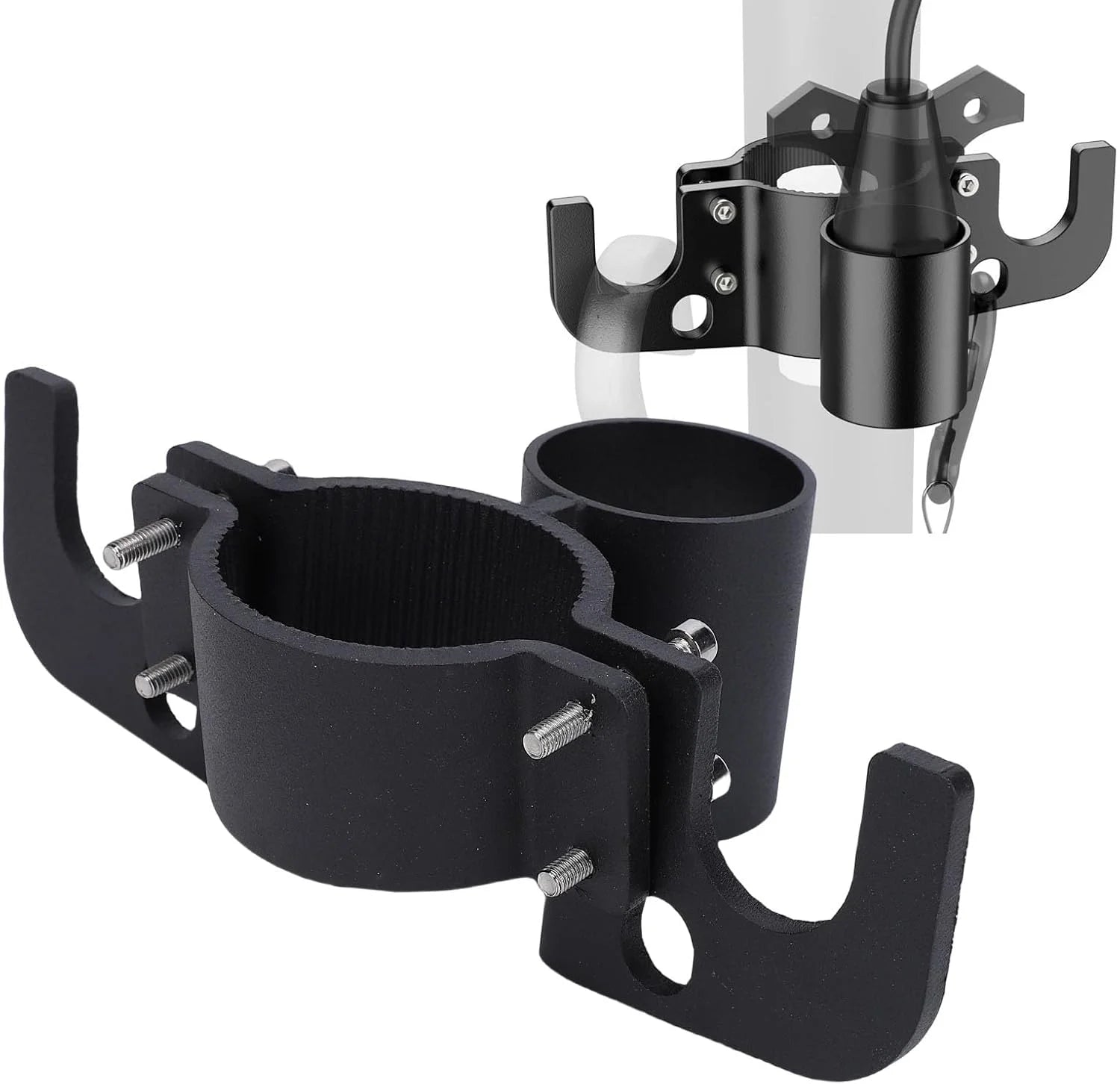 Aluminum Trailer Chain Organizer Robust Hitch Holder Inverted Plug Peaceful Pleasures Health and Wellness