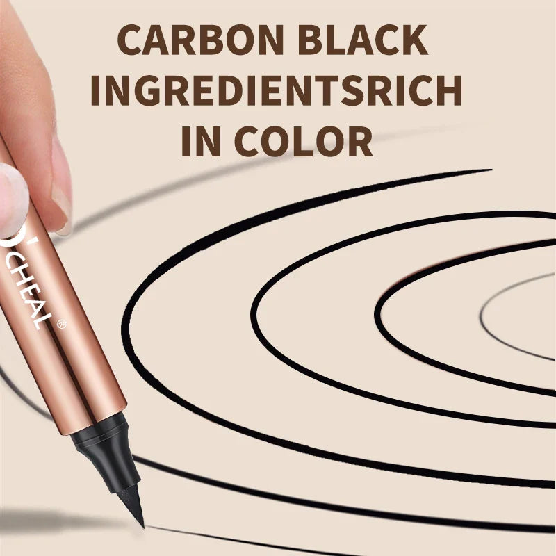 O'CHEAL Dual Head Stamp Liquid Eyeliner Pen – Waterproof Black