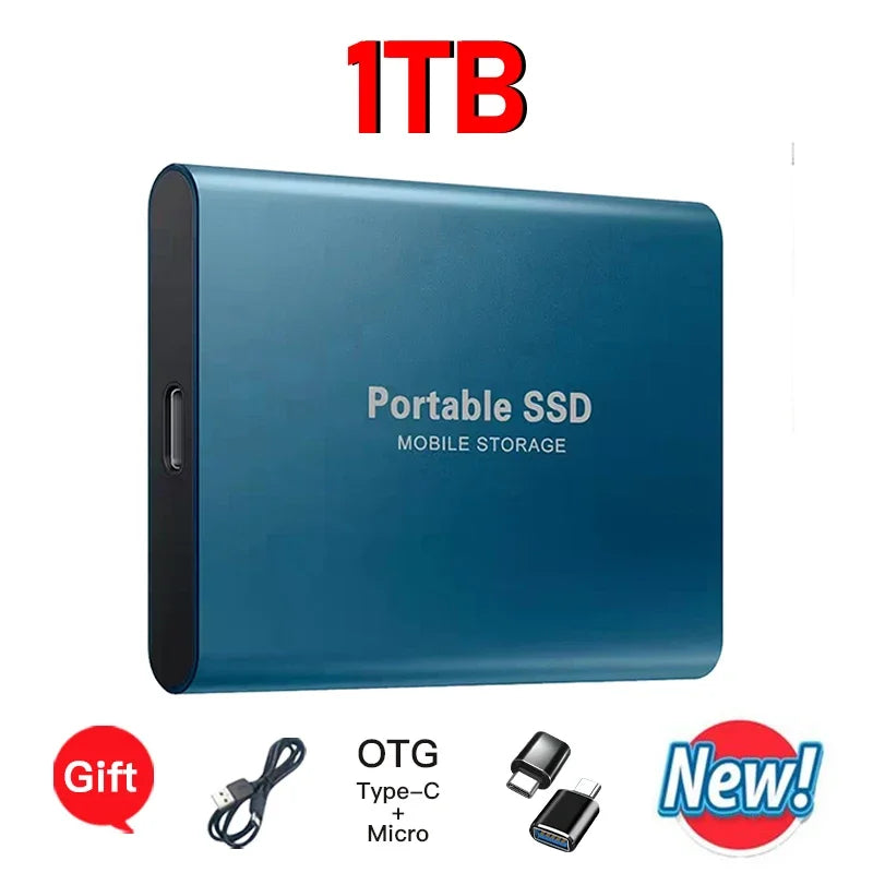 EOENKK 2TB Portable SSD External Drive USB 3.1 Type-C