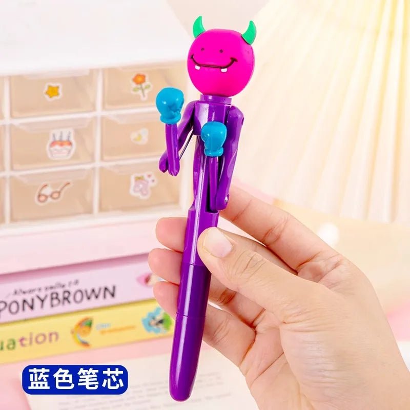 Funny Boxing Ballpoint Pen Blue Ink Creative Pumpkin Monster Santa