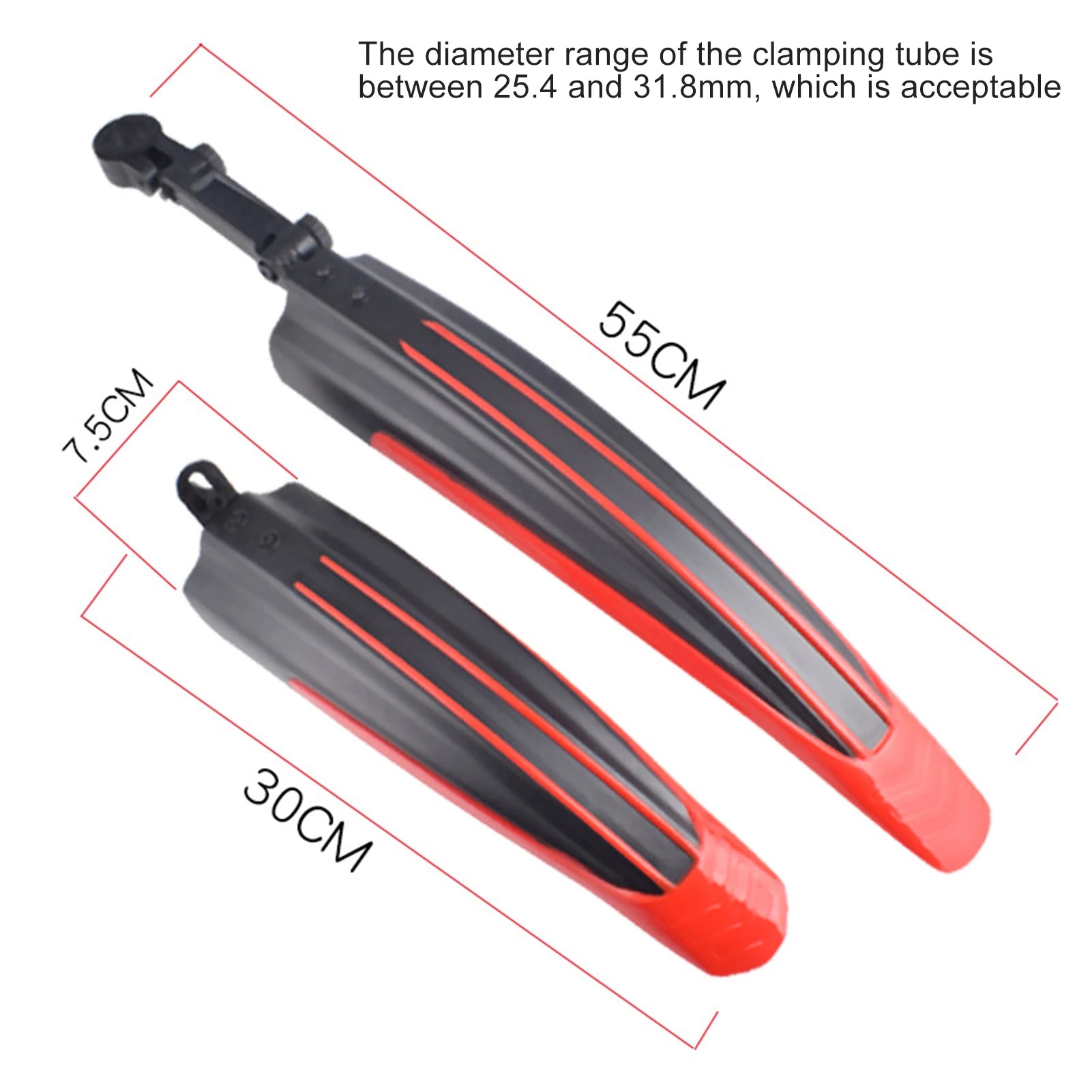 Adjustable Bicycle Fenders Bike Bicycle Cycling Tire Front/Rear Mudguard for Mountain Road Bike Peaceful Pleasures Health and Wellness