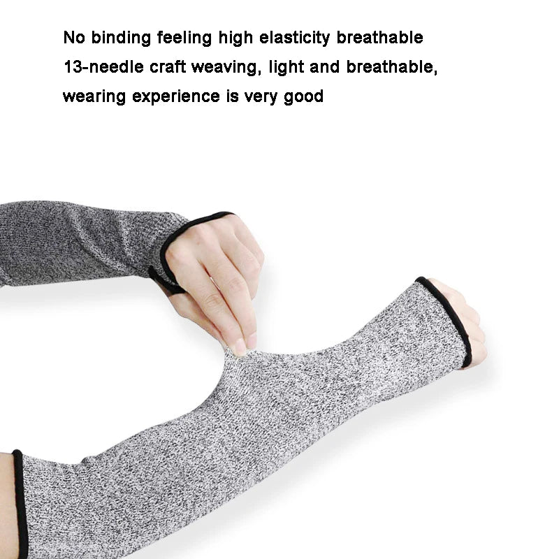 HPPE Cut-Resistant Arm Sleeve | Grade 5 Industrial Armguard
