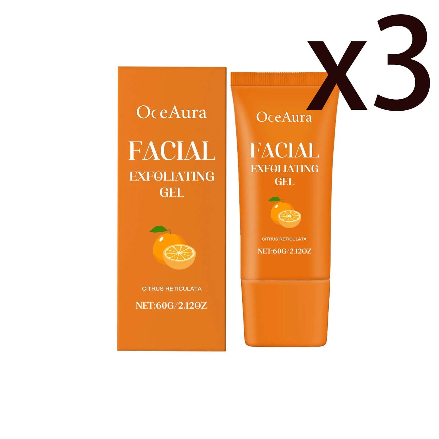 OceAura Vitamin C Exfoliating Facial Cleanser Gel 60g