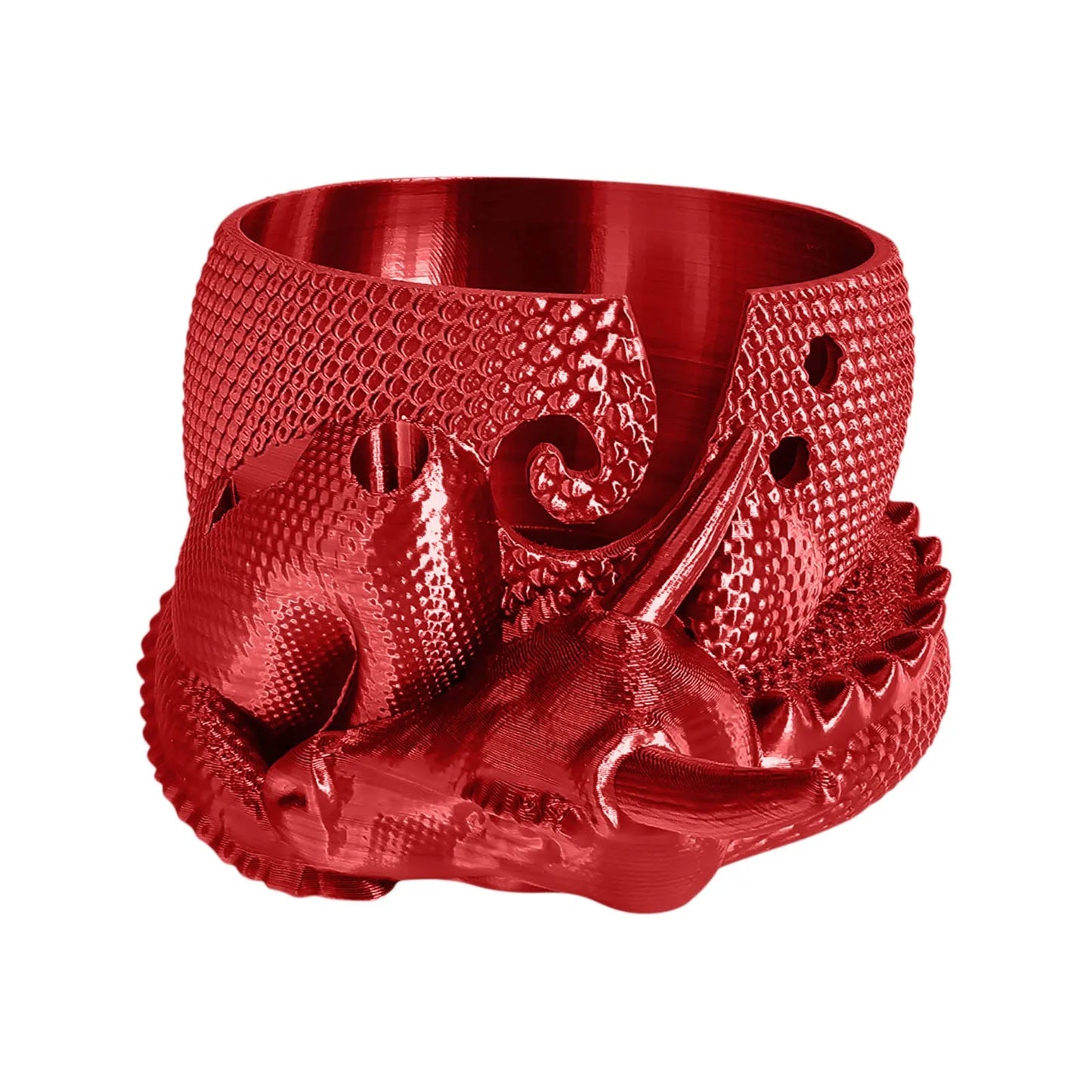 3D Printed Yarn Organizer Bowl Creative Knitting Bowl Dragon and Egg Yarn Storage Organizer Crochet Yarn Holder Yarn Organizer Peaceful Pleasures Health and Wellness