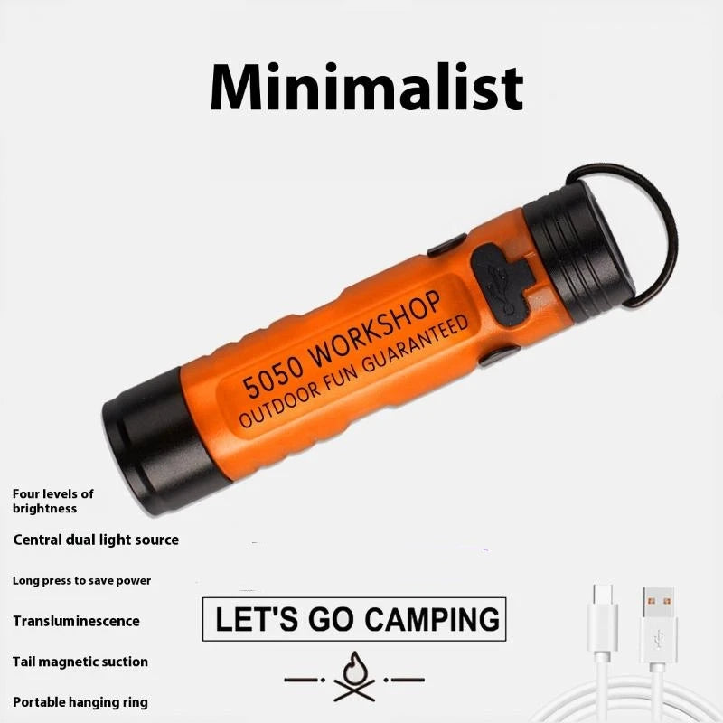 Pocket LED Flashlight with Key Clip – Emergency Outdoor Light
