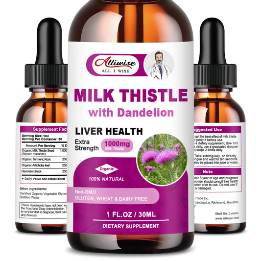 Liquid Milk Thistle Liver Support – Silymarin & Dandelion Peaceful Pleasures Health and Wellness