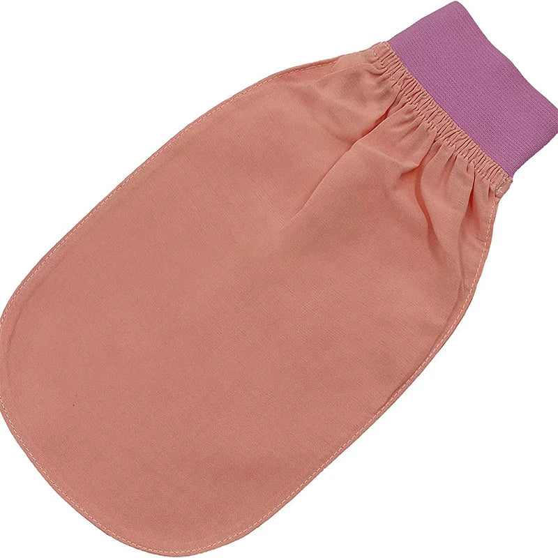 100% Silk Exfoliating Bath & Face Wash Gloves | Skin Scrub