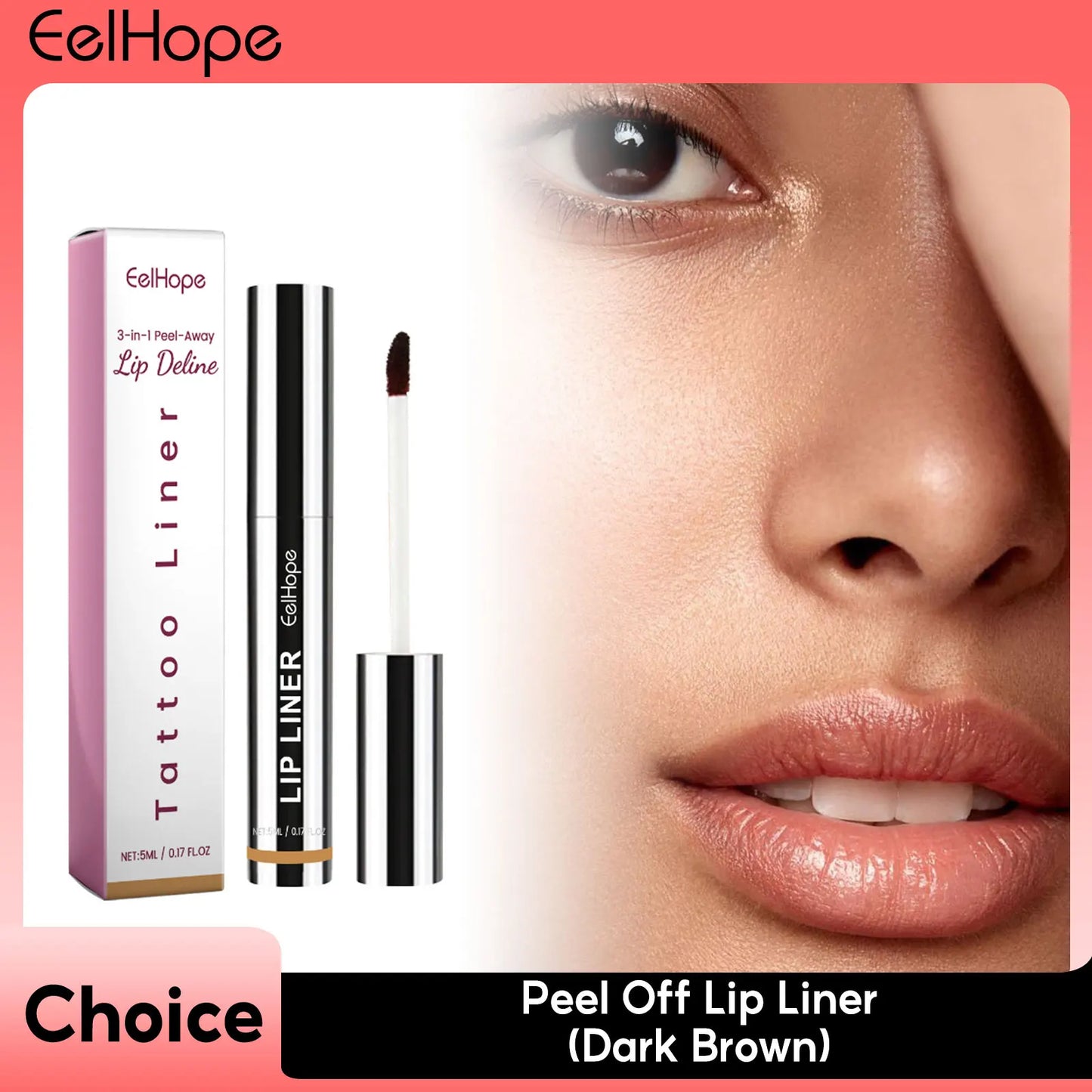 Eelhope Peel Off Lip Liner – Waterproof & Moisturising