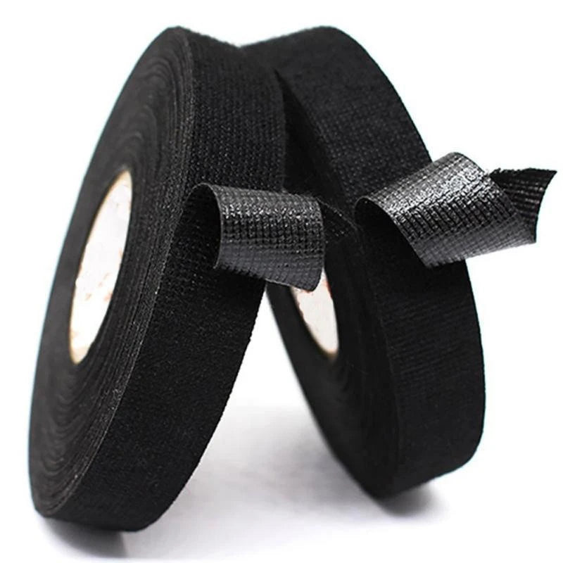 New Electrical Tape Heat Resistant Harness Tape Adhesive Cloth Tape Waterproof Tape Insulating Automotive Fabric Cloth Tape Peaceful Pleasures Health and Wellness