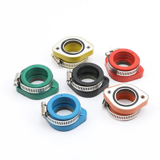 Motorcycle Carburetor Adapter Inlet Intake Pipe For PE26 28 30 PWK21 24 26 28 30 Carburetor For 110 125 150 200cc Peaceful Pleasures Health and Wellness