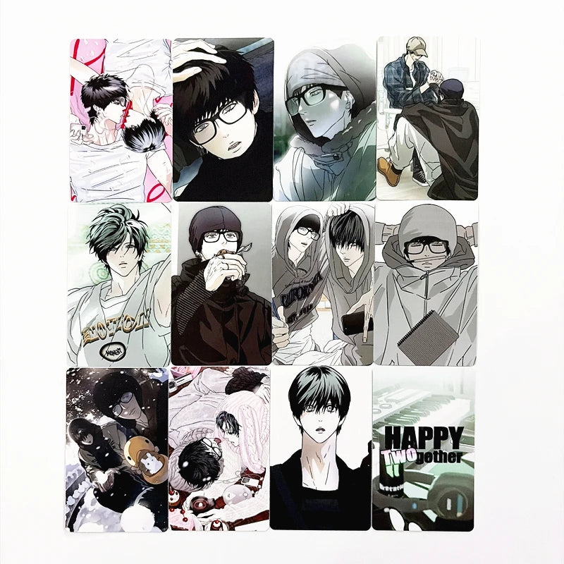 Korean BL Manhwa Happy Together Lomo Cards Photocard Manga Fans