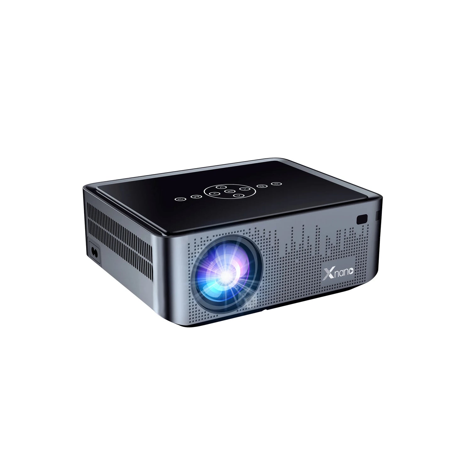 Native 1080P 8K Decode Smart Projector Android 9.0 350ANSI Dual WiFi BT5.0 Dolby Audio 4D Keystone Home Theater Projector Peaceful Pleasures Health and Wellness X1 Pro-Grey-EU