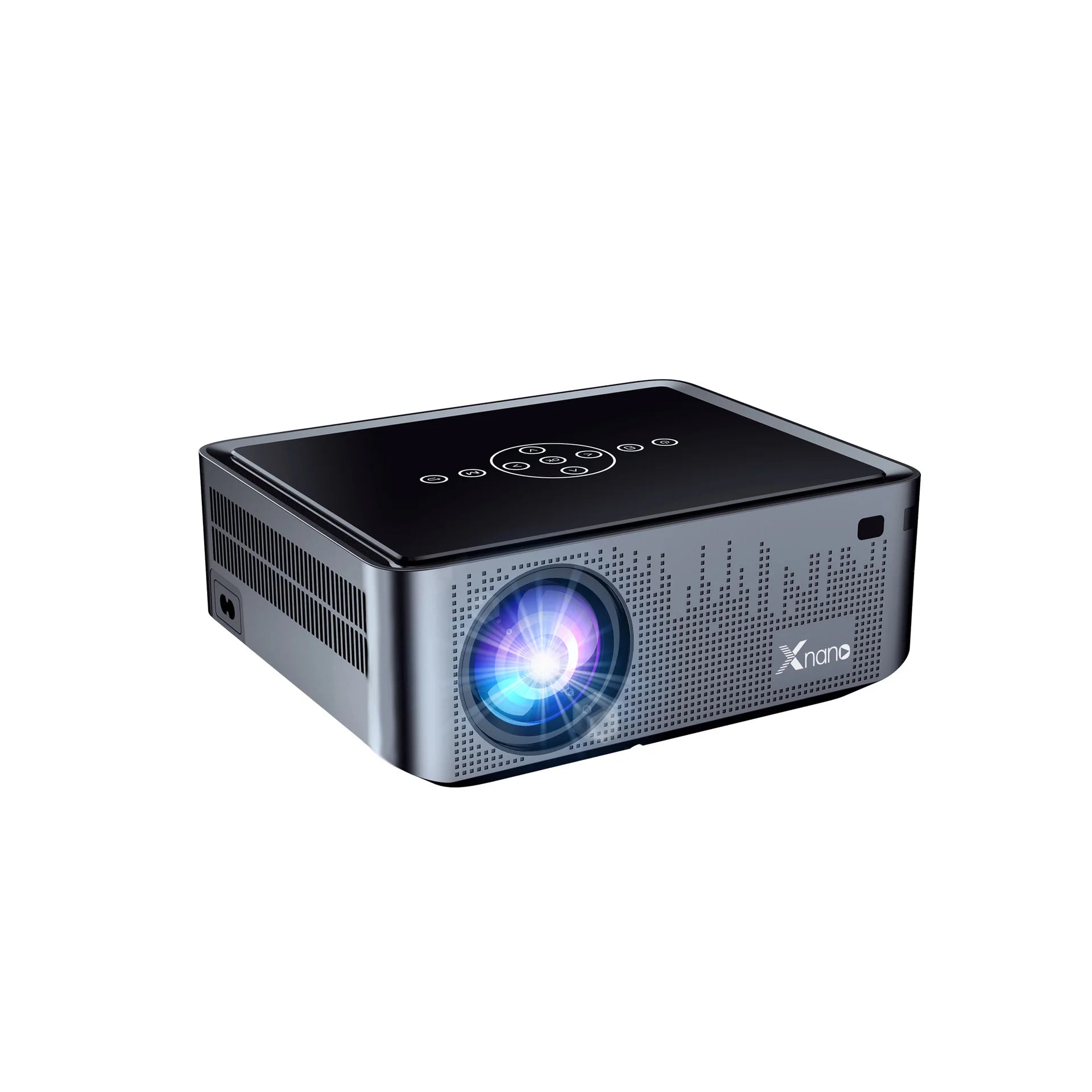 Native 1080P 8K Decode Smart Projector Android 9.0 350ANSI Dual WiFi BT5.0 Dolby Audio 4D Keystone Home Theater Projector Peaceful Pleasures Health and Wellness X1 Pro-Grey-EU