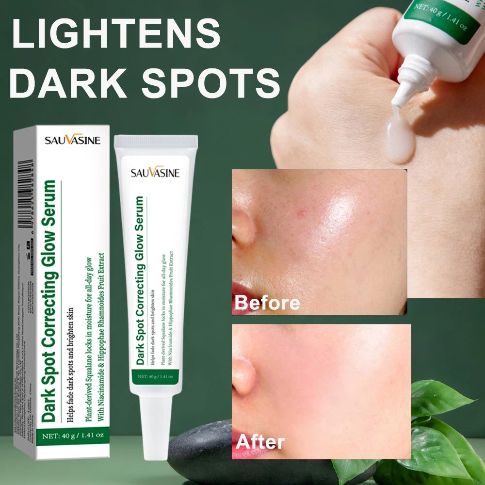 Dark Spot Correcting Glow Serum Brighten Skin Tone 5% Niacinamide Lightens Dark Spot Skin Care Serum for Face 40g Peaceful Pleasures Health and Wellness