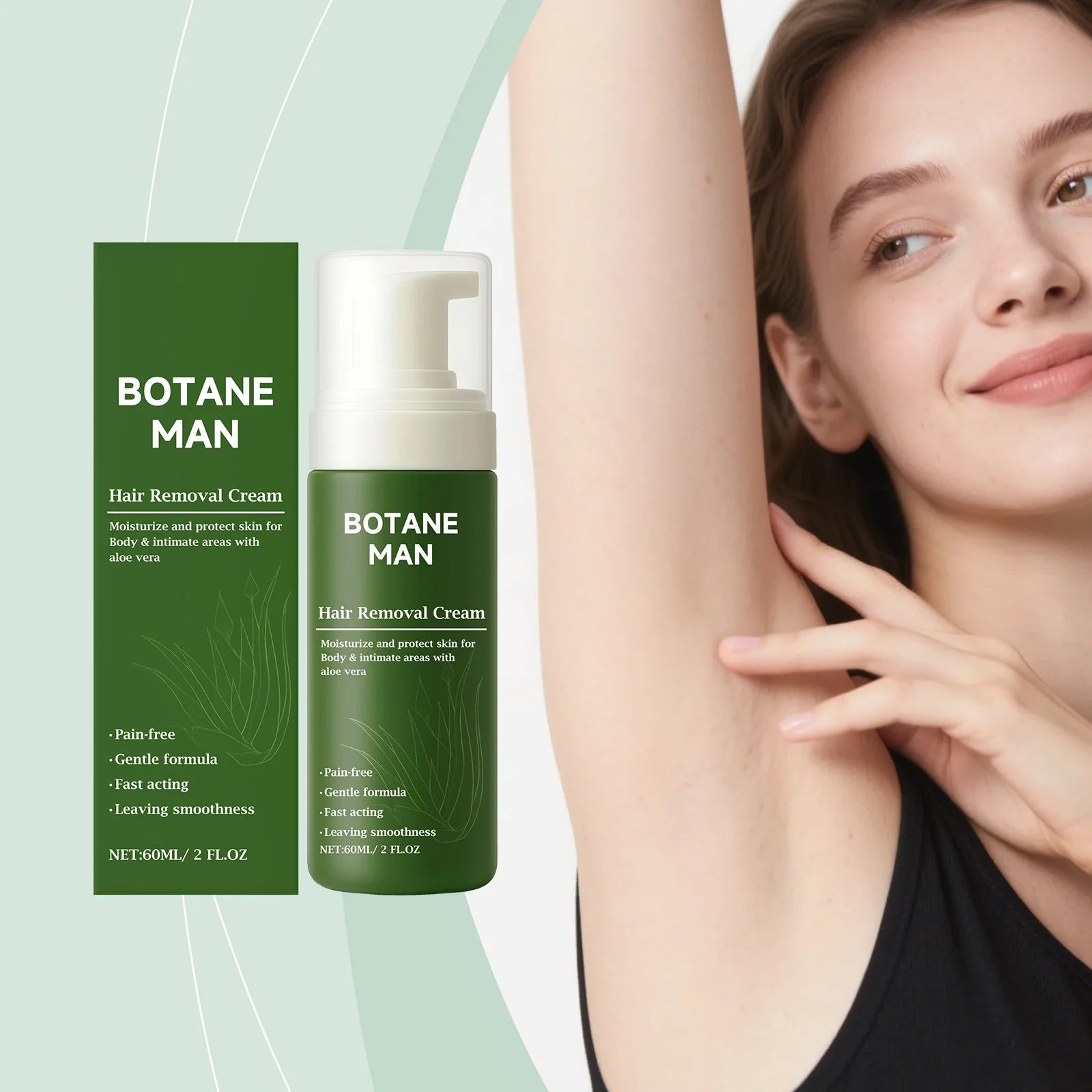 Hair Removal Mousses Gentle Formula Remove Reduce Hair Growth Hydrating Skin Silky Smooth Painless Moisturized Hair Remove Cream Peaceful Pleasures Health and Wellness