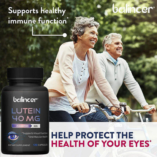 Lutein & Zeaxanthin - Eye Health Vitamins, Relieve Eye Fatigue, Protect Vision, Vision Health Dietary Supplement Peaceful Pleasures Health and Wellness