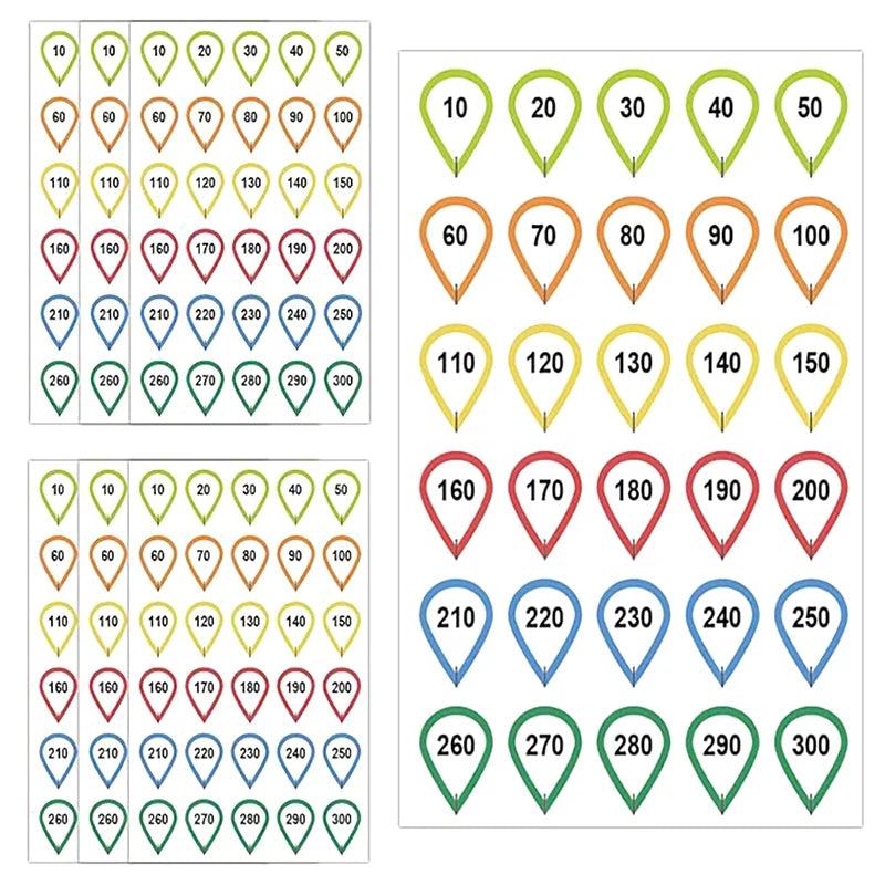 Customizable Rifle Scope Labels 10pk | DOPE & Ammo Stickers