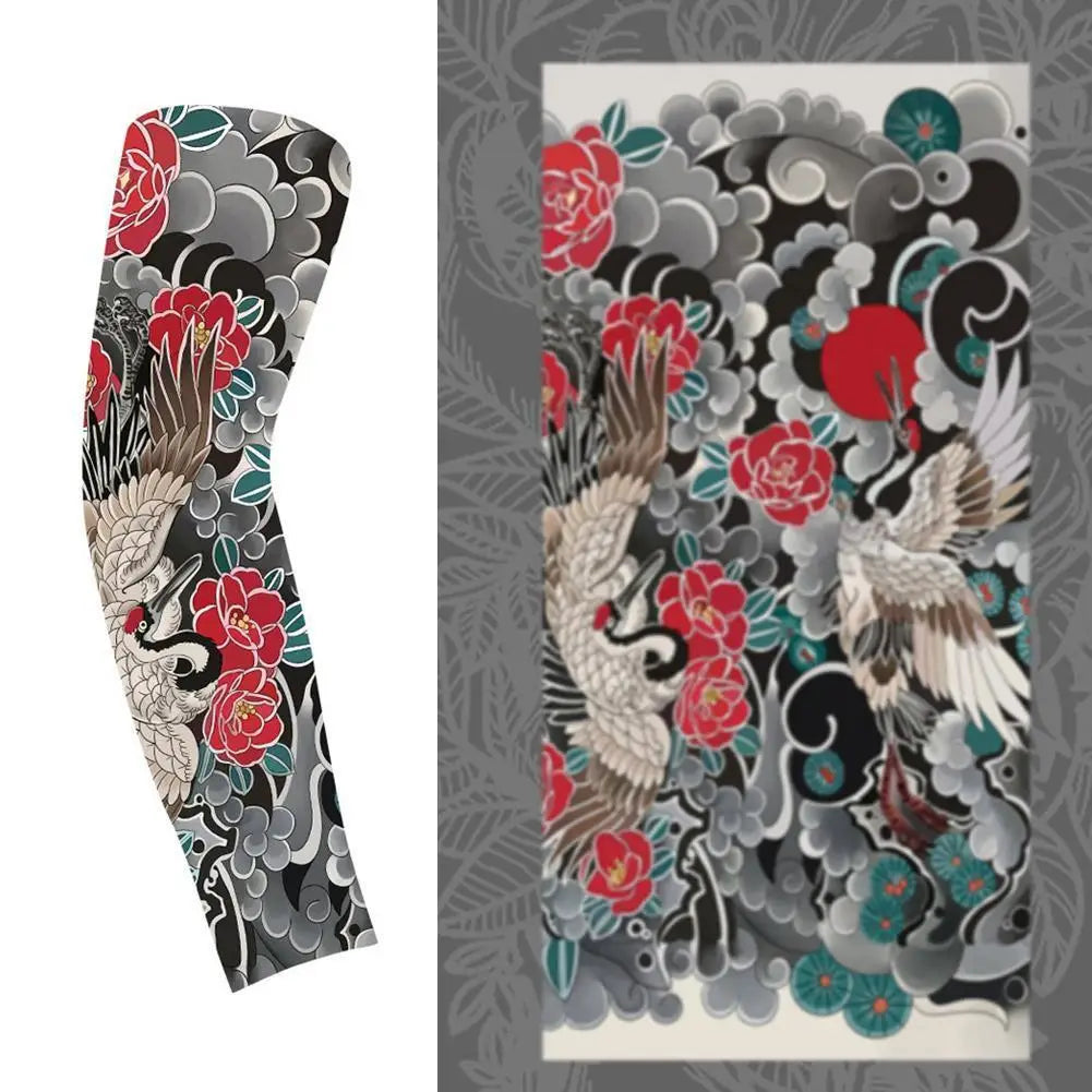 Ice Silk Tattoo Sleeves for Outdoor Activities Peaceful Pleasures Health and Wellness