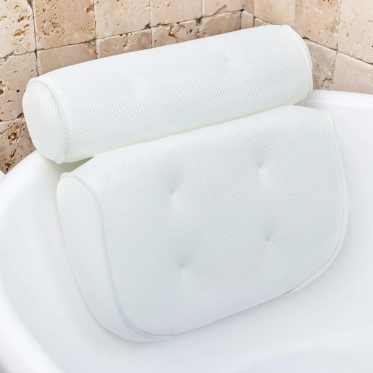 Neck & Shoulder Support Bath Pillow – Luxe Spa Cushion for Women Peaceful Pleasures Health and Wellness United States