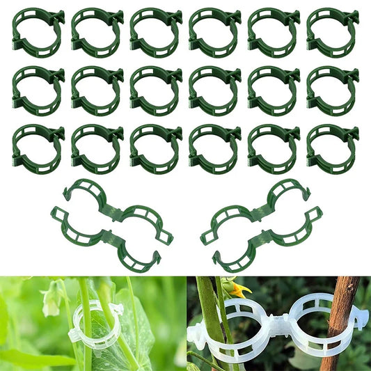 Plastic Plant Support Clips | Tomato Vine & Climbing Plant Clips