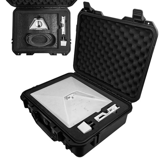 Starlink Mini Case Hard Waterproof Travel Case Shockproof Portable for Mini Starlink Dish and Accessories Lockable Storage Bag Peaceful Pleasures Health and Wellness Black