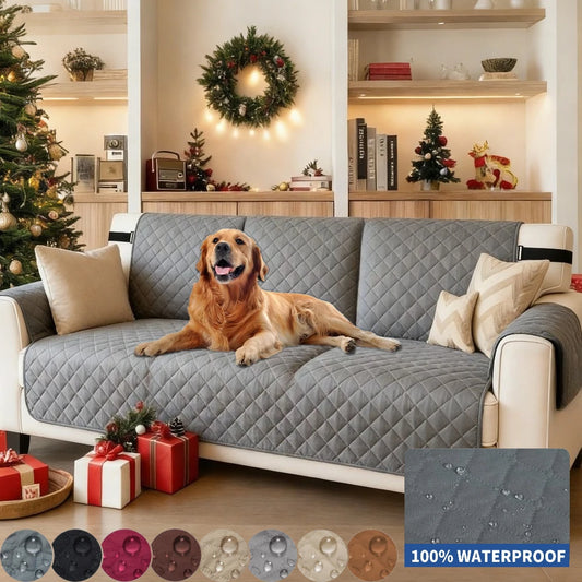 Waterproof Sofa Cover Quilted Anti-wear Armchairs Couch Covers for Dog Pet Kids Recliner Slipcovers Home Furniture Protection Peaceful Pleasures Health and Wellness