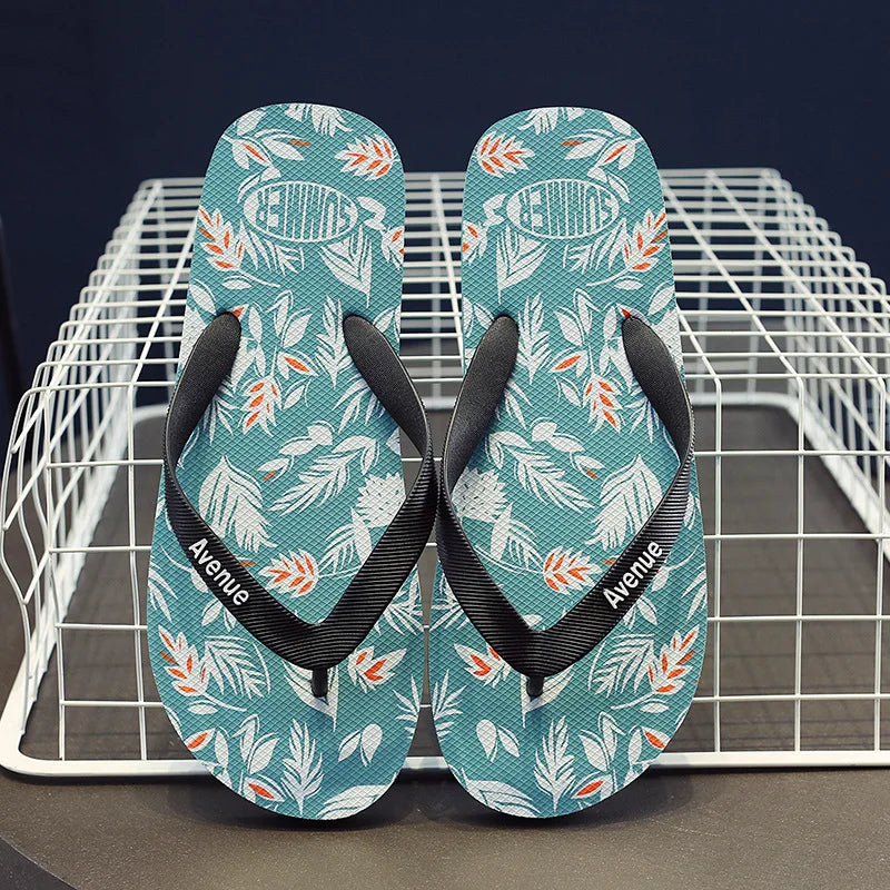 JPNTKY Men's Flip Flops Non-Slip Beach Sandals & Outdoor Slides