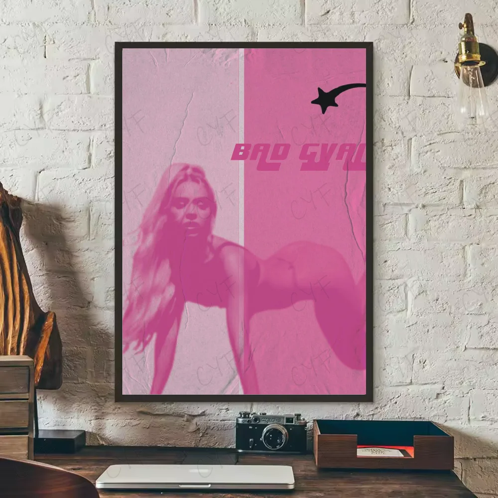 B-Bad G-Gyal HD Waterproof Wall Poster – Modern Home Decor Wall Art Poster Peaceful Pleasures Health and Wellness z18 30X40cmNoframe
