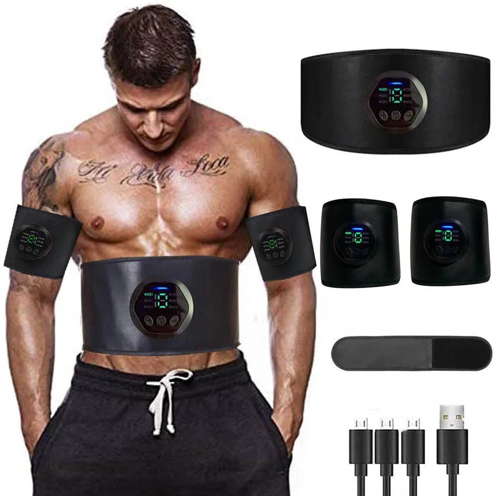 EMS ABS Stimulator Belt – Electric Muscle Toning Trainer
