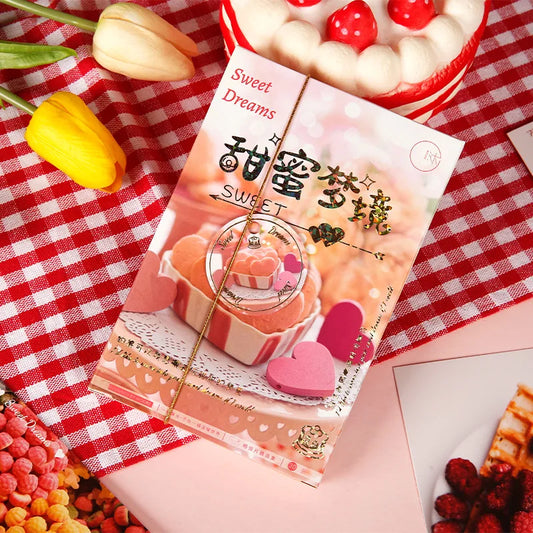 Sweet Dreams Series Postcards Cute Dessert Cake Art Greeting Message Peaceful Pleasures Health and Wellness Default Title