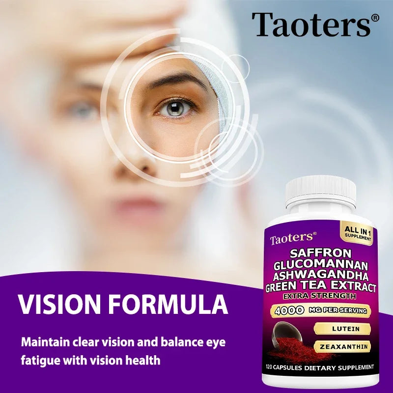 Saffron & Ashwagandha Supplement | Mood, Stress & Clarity