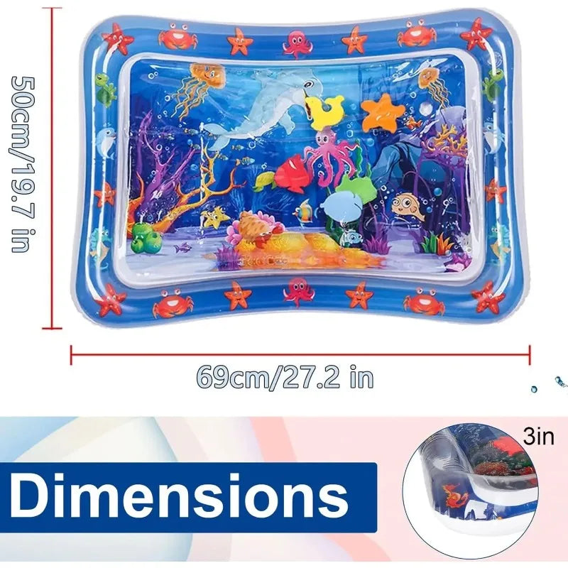 Inflatable Water Play Mat for Cats, Babies & Pets – PVC