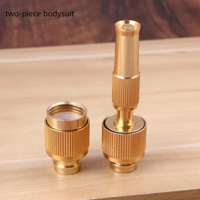 Brass High-Pressure Water Spray Nozzle | Quick Connector
