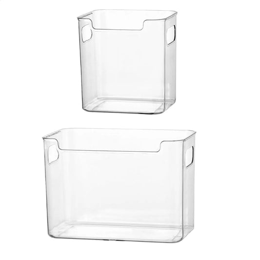 Clear Fridge Organizer Bin – Stackable BPA-Free Storage Box Fridge Storage Bin Oasis Select