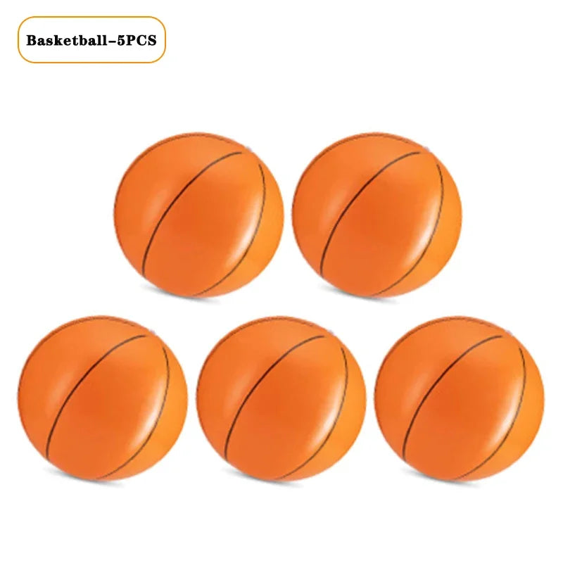 Inflatable Sports Balls Set – Football Basketball Baseball Party